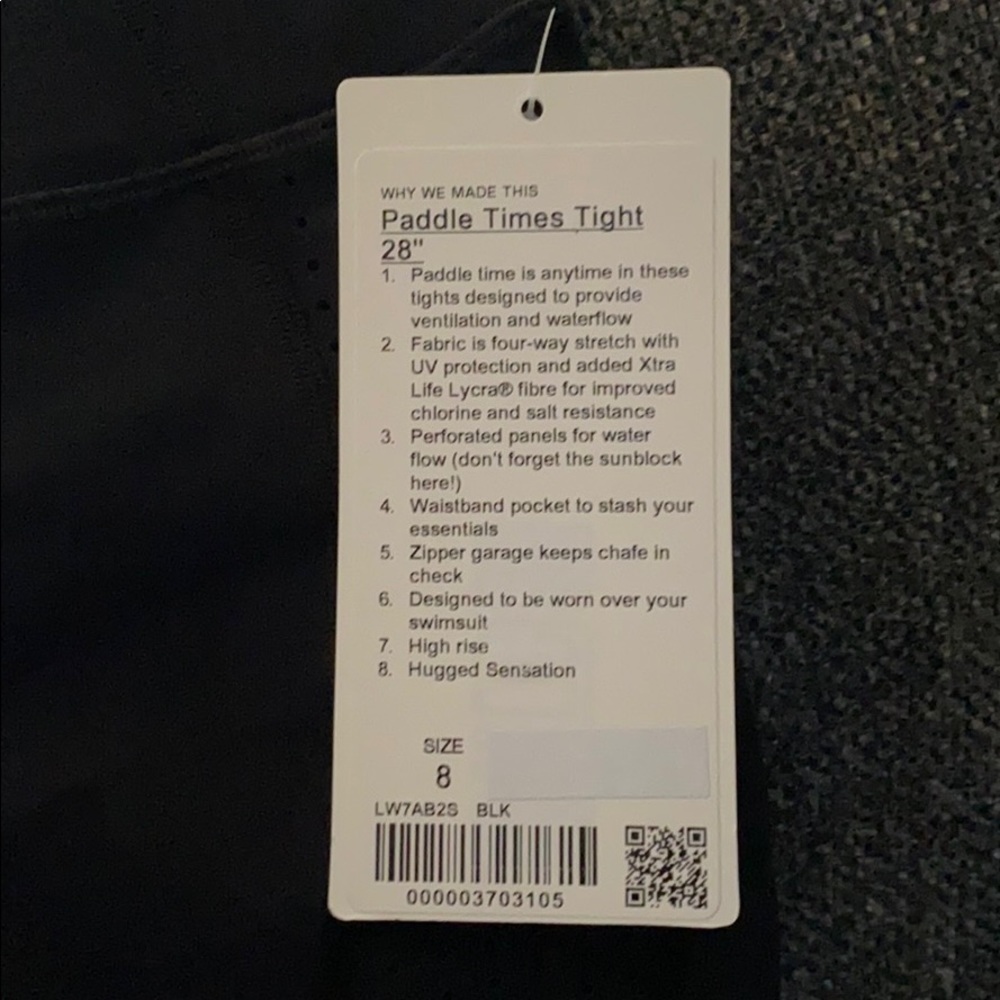 Lululemon Paddle Times Tight 28”